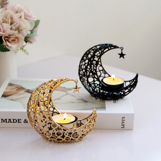 Luxury Crescent Moon Candle Holder