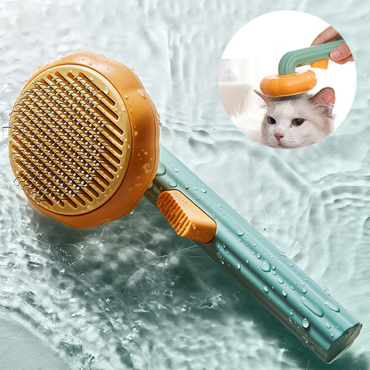 Pet Grooming Brush - Pumpkin