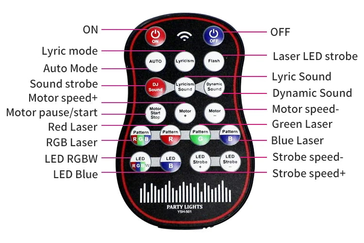 9-Eye Laser Party Light