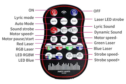 9-Eye Laser Party Light